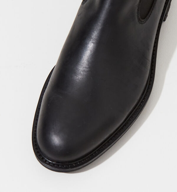 alfredoBANNISTER「ベロア切替 サイドゴアブーツ」|ショートブーツ|