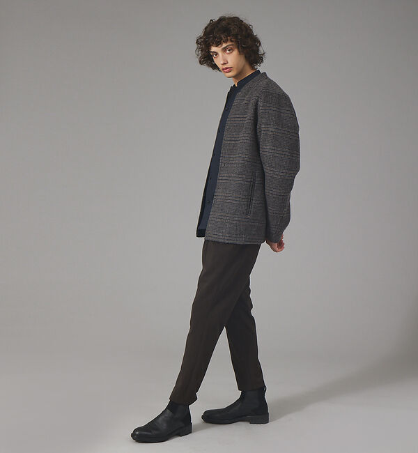 alfredoBANNISTER「ベロア切替 サイドゴアブーツ」|ショートブーツ|