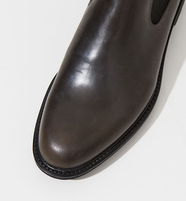 alfredoBANNISTER「ベロア切替 サイドゴアブーツ」|ショートブーツ|