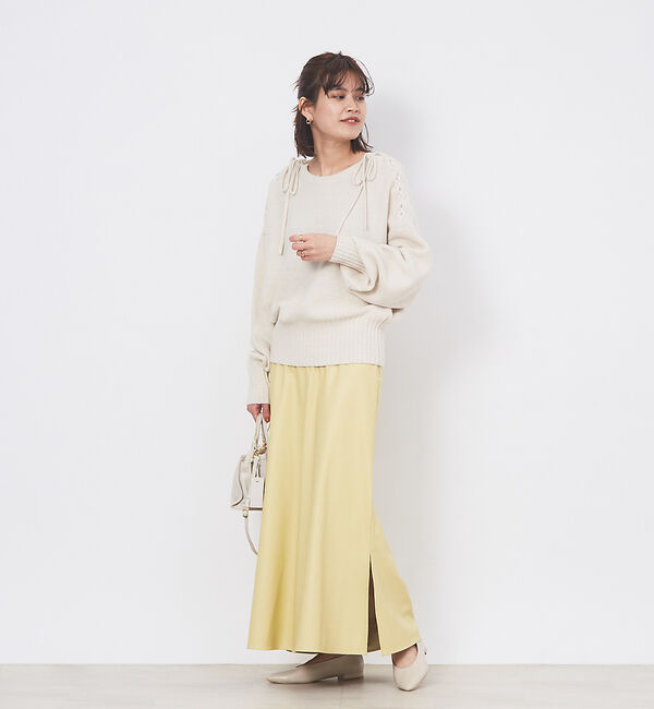 Rouge vif「シープレザークロススカート」|スカート|