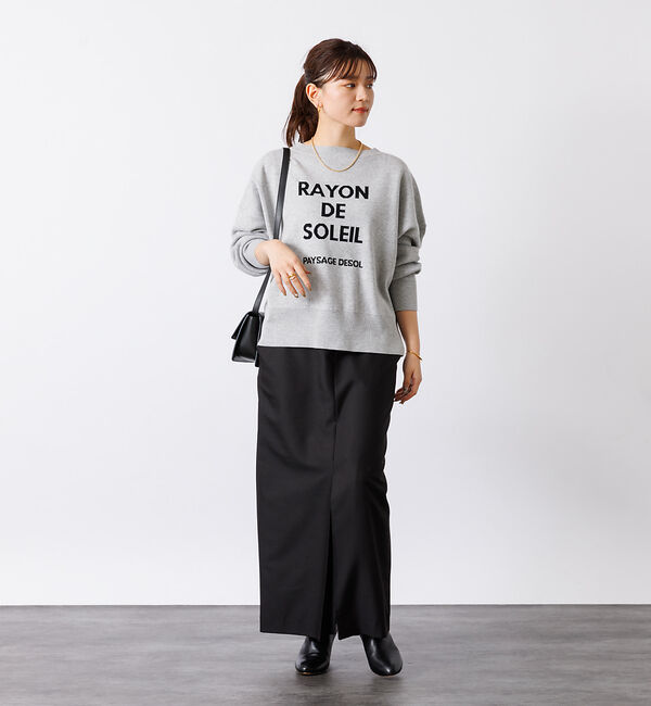 Rouge vif「【一部店舗限定】 ジャガードロゴニット」|ニット・セーター|