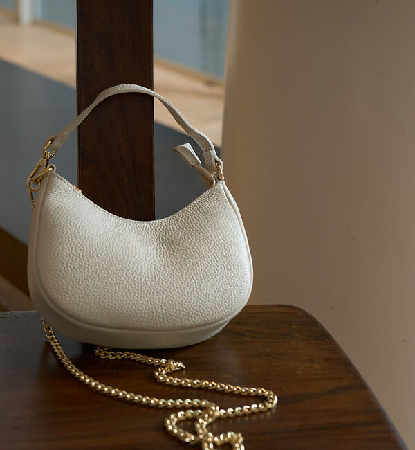 Rouge vif「【AULENTTI/オウレンティ】スモールハーフムーンショルダーバッグ」|ショルダー・メッセンジャー|