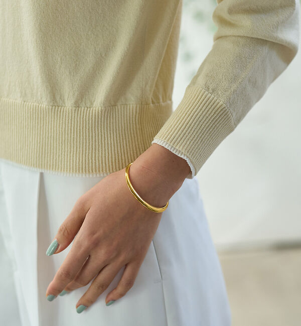 Rouge vif「カラースキームポロニットプルオーバー」|ニット・セーター|