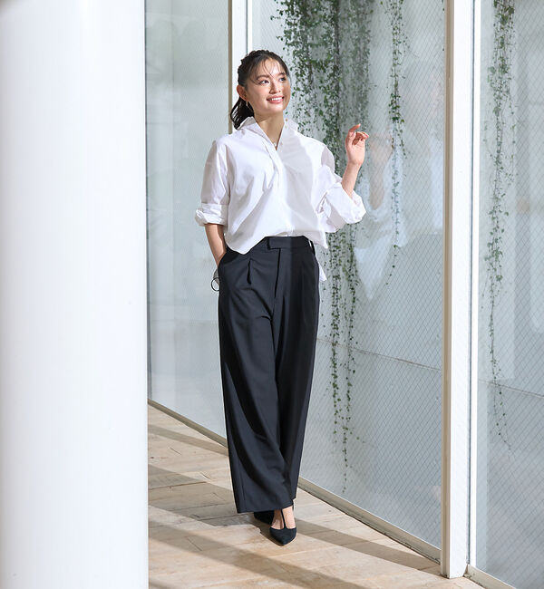 Rouge vif「バックコクーンBIGシャツ」|シャツ・ブラウス|