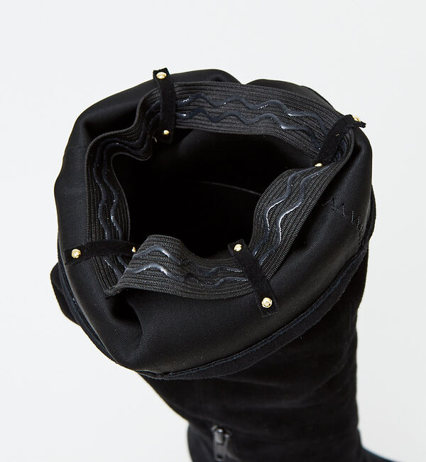 AU BANNISTER「【スノーソール】フラットヒールニーハイブーツ」|ショートブーツ|