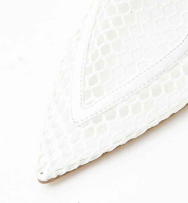 AU BANNISTER「メッシュポインテッドフラットパンプス」|パンプス|