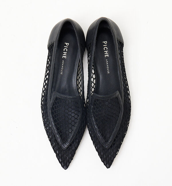 AU BANNISTER「メッシュポインテッドフラットパンプス」|パンプス|