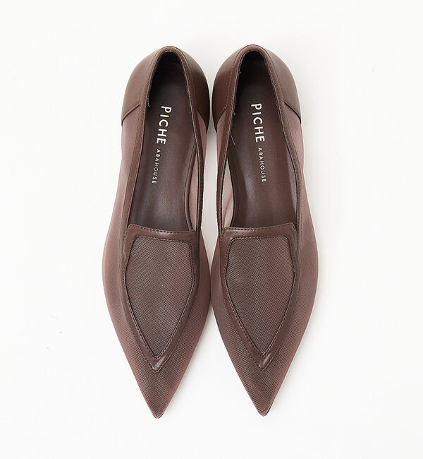 AU BANNISTER「メッシュポインテッドフラットパンプス」|パンプス|