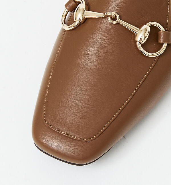 AU BANNISTER「バブーシュ ビット モカ スクエアトゥ ローファー」|ローファー|