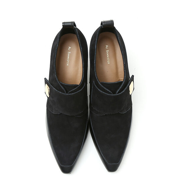 AU BANNISTER「モチーフ付きポインテッドブーティー」|ショートブーツ|