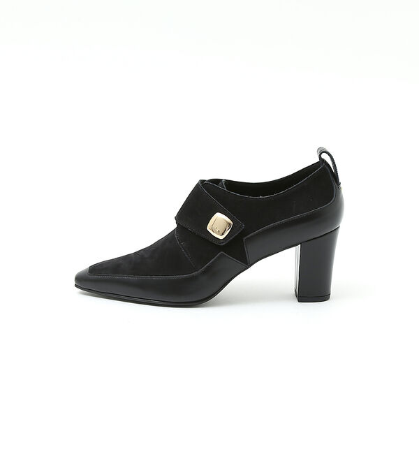 AU BANNISTER「モチーフ付きポインテッドブーティー」|ショートブーツ|