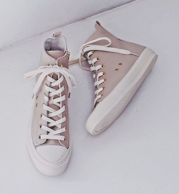 AU BANNISTER「【販売店舗限定】サイドジップハイカットスニーカー」|スニーカー|ベージュ