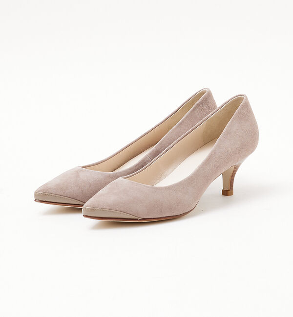 AU BANNISTER「ポインテッドラインパンプス」|パンプス|グレージュ