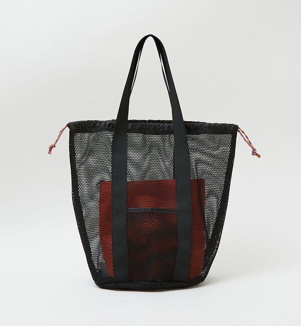 LOWELL things「メッシュ・スパトートバッグ【ポーチ付き】」|トートバッグ|ブラック