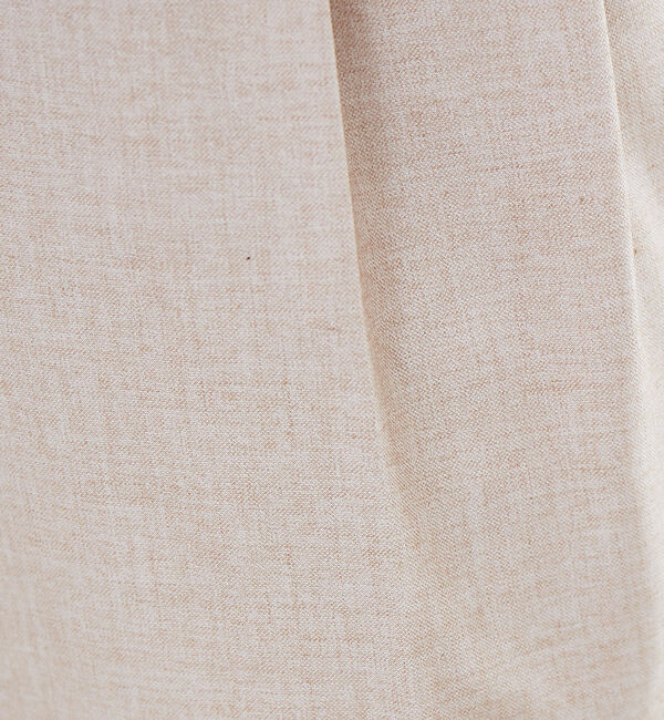 abahouse mavie「春夏素材【感嘆パンツ】リネン混タックテーパードパンツ」|その他|