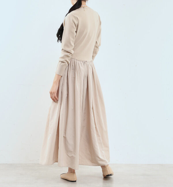 Liesse「布帛コンビニットワンピース」|ワンピース|