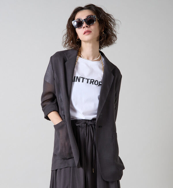 Liesse「メッシュテーラードジャケット」|テーラードジャケット|