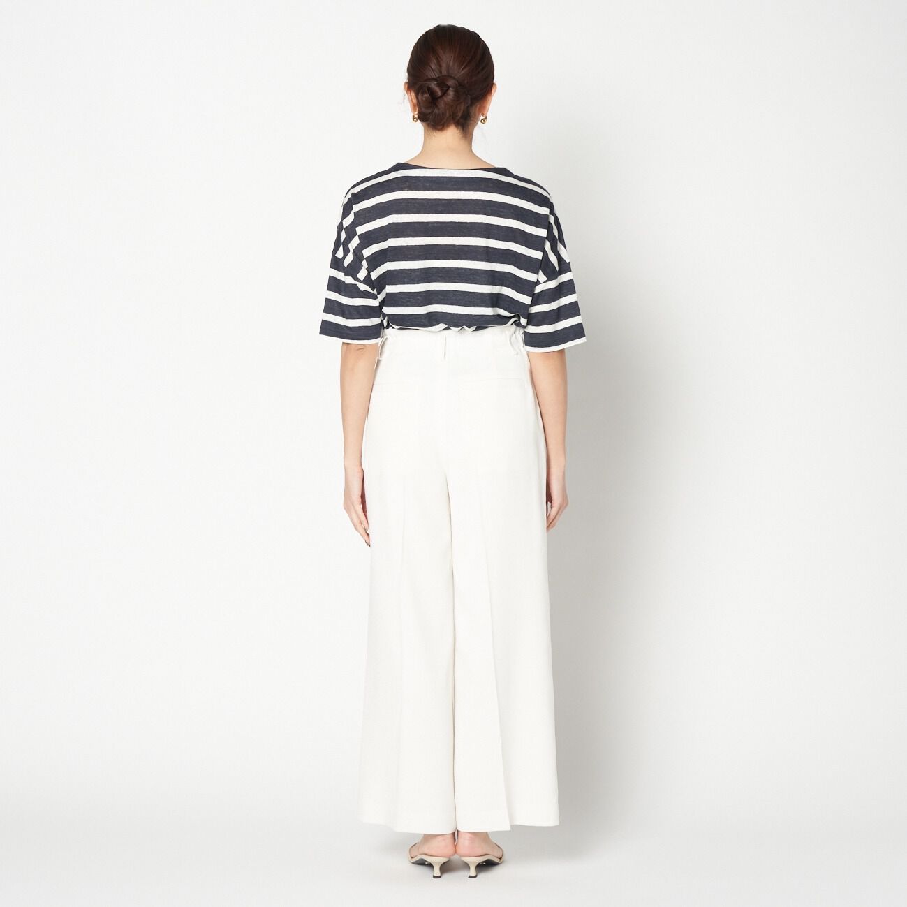 HELIOPOLE「HELIOPOLE FAUX LINEN STRAIGHT PANTS」|チノ|