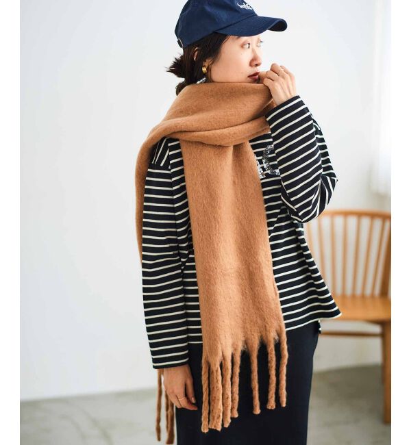 le.coeur blanc「Fluffyストール」|ストール|キャメル