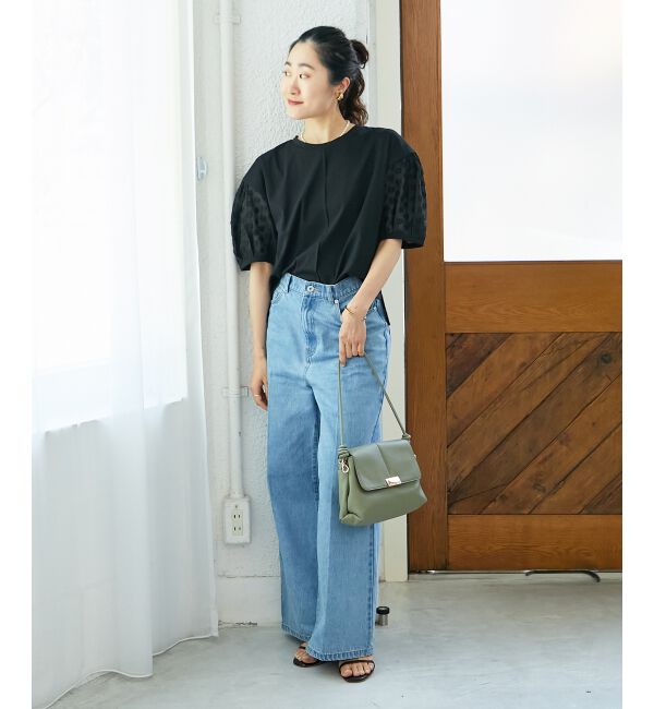  「TORRAZZO DONNAドット切替カットソー」|Tシャツ・カットソー|