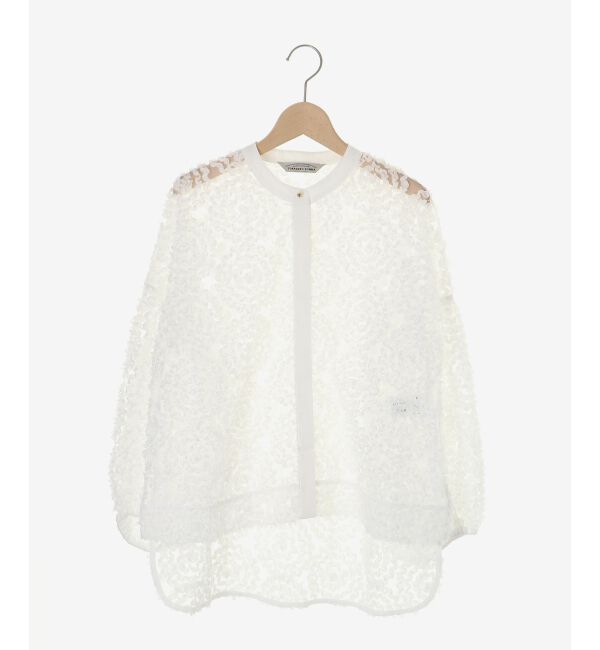  「TORRAZZO DONNA別注フラワーレースブラウス」|シャツ・ブラウス|