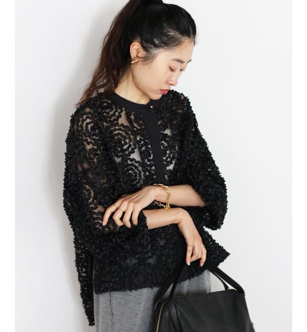  「TORRAZZO DONNA別注フラワーレースブラウス」|シャツ・ブラウス|