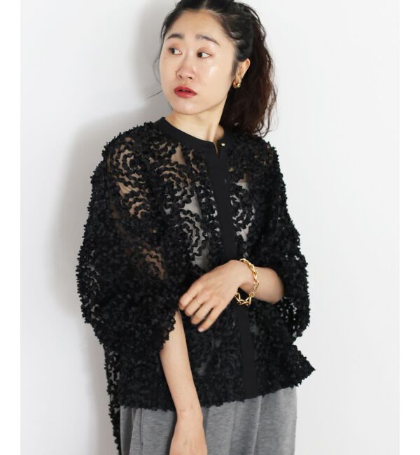  「TORRAZZO DONNA別注フラワーレースブラウス」|シャツ・ブラウス|