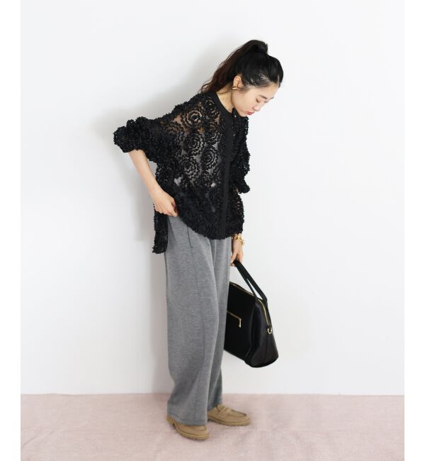  「TORRAZZO DONNA別注フラワーレースブラウス」|シャツ・ブラウス|