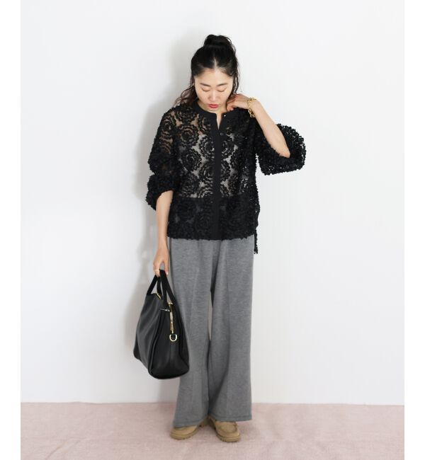  「TORRAZZO DONNA別注フラワーレースブラウス」|シャツ・ブラウス|