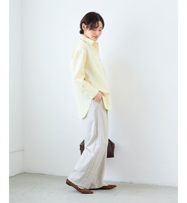  「エンブロイダリーカラーオーバーシャツ」|シャツ・ブラウス|