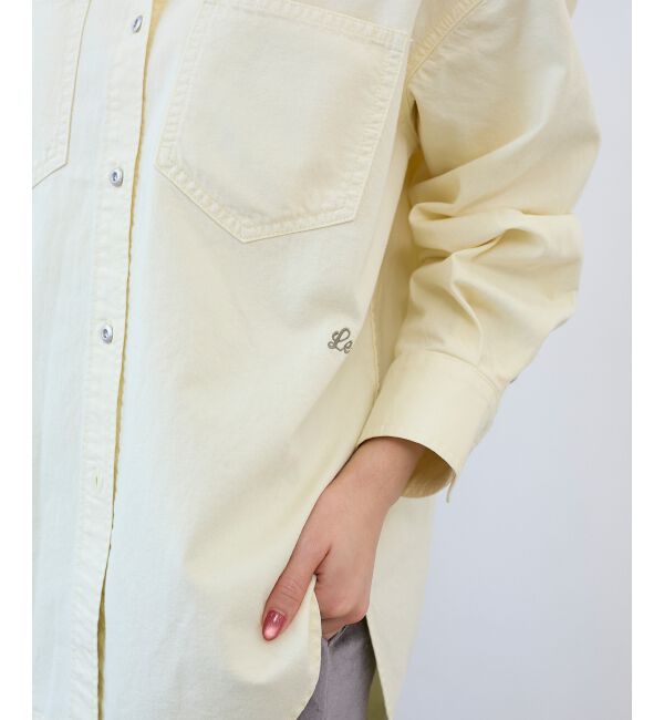  「エンブロイダリーカラーオーバーシャツ」|シャツ・ブラウス|