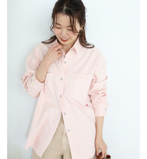  「エンブロイダリーカラーオーバーシャツ」|シャツ・ブラウス|