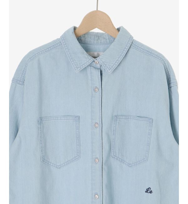  「エンブロイダリーカラーオーバーシャツ」|シャツ・ブラウス|