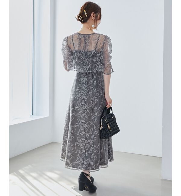  「フラワーエンブロイダリーセットドレス」|ドレス|