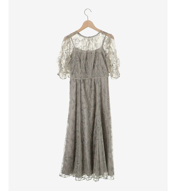  「フラワーエンブロイダリーセットドレス」|ドレス|