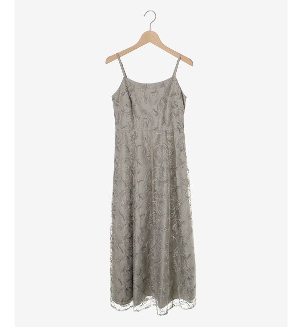  「フラワーエンブロイダリーセットドレス」|ドレス|