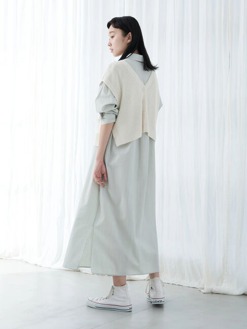 earth music&ecology「前後2wayニットベスト」|ベスト・ジレ|