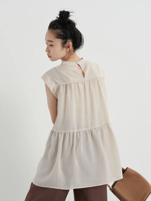 earth music&ecology「フロントタックブラウス」|シャツ・ブラウス|