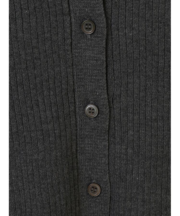 earth music&ecology「バイカラートリムニットカーディガン」|カーディガン|