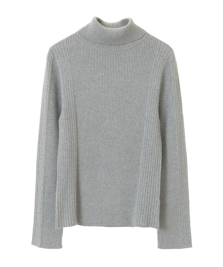 earth music&ecology「ラメタートルネックニットプルオーバー」|ニット・セーター|