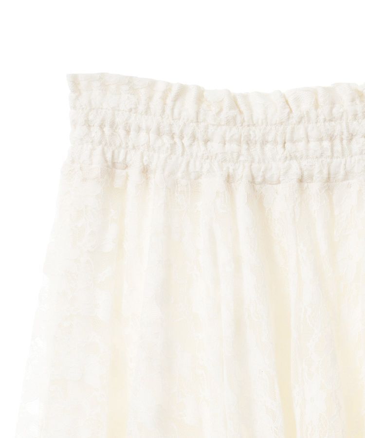 earth music&ecology「レースイレヘムスカート」|フレア|