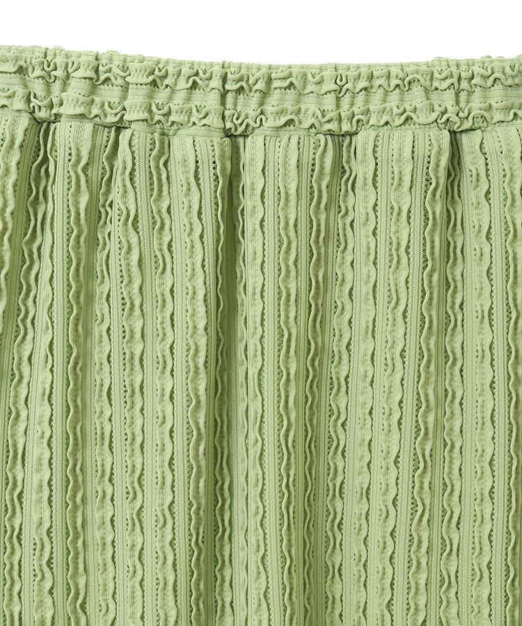 earth music&ecology「ベルティカルフリルナロースカート」|タイト|