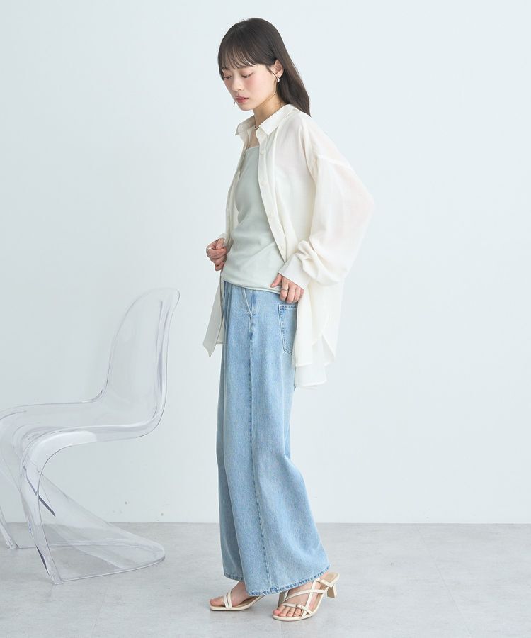 earth music&ecology「シアーシャツ」|シャツ・ブラウス|