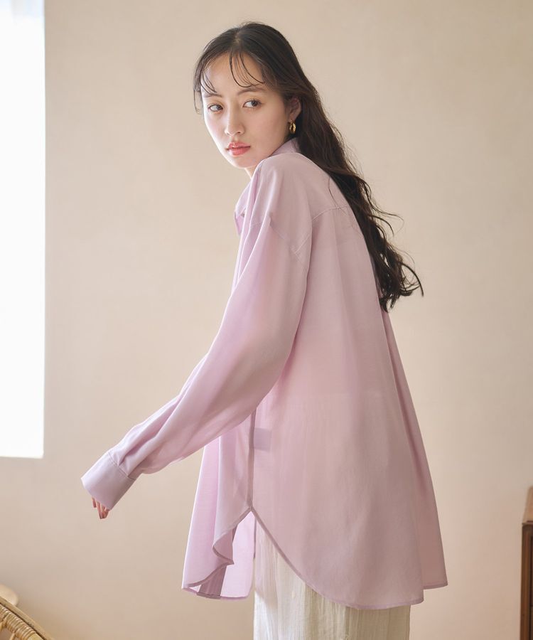 earth music&ecology「シアーシャツ」|シャツ・ブラウス|