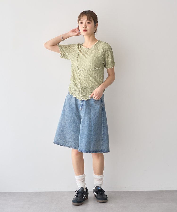 earth music&ecology「レースメロープルオーバー」|Tシャツ・カットソー|