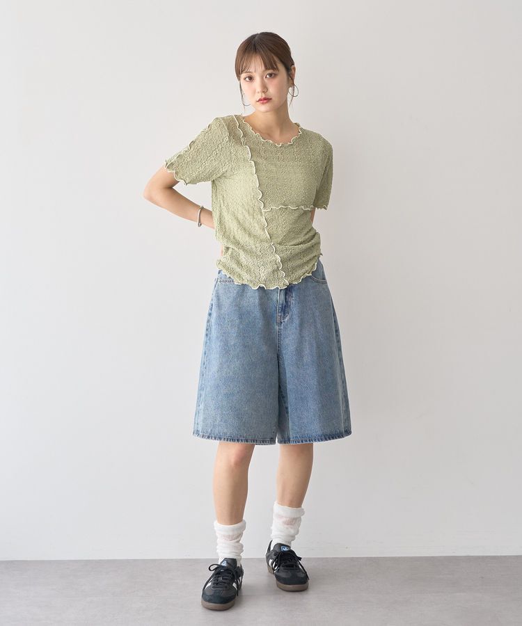 earth music&ecology「レースメロープルオーバー」|Tシャツ・カットソー|