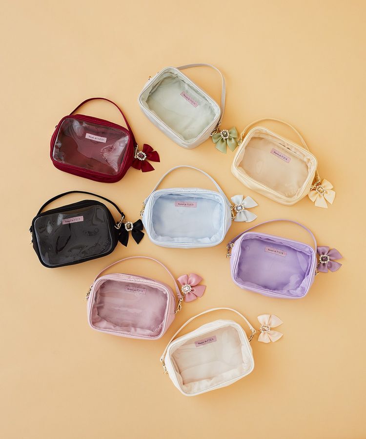 Maison de FLEUR「EC限定クリアポーチM」|ポーチ|