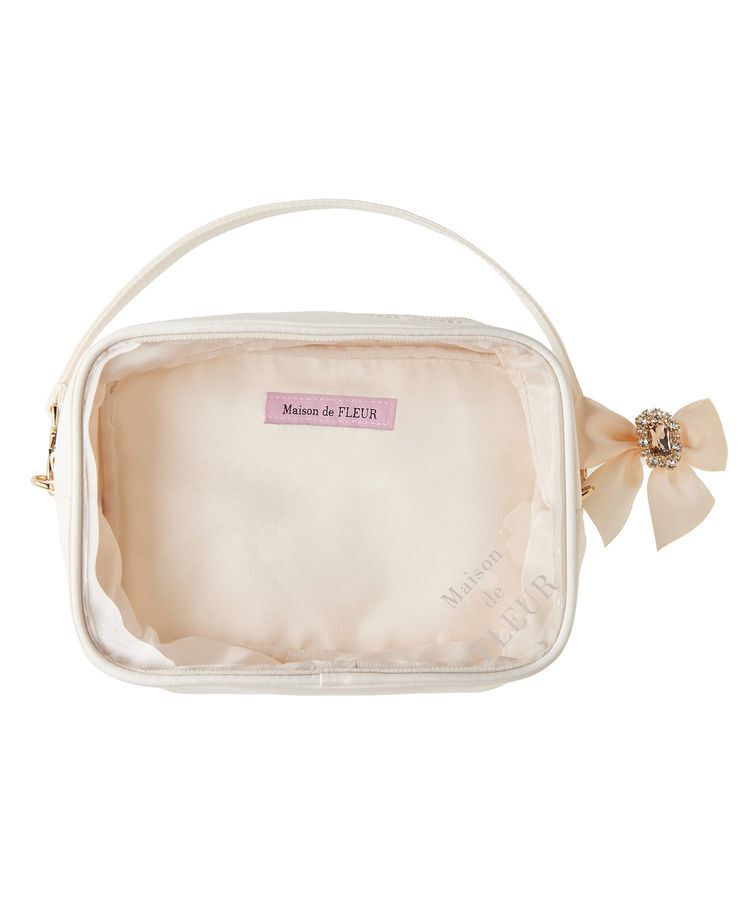 Maison de FLEUR「EC限定クリアポーチM」|ポーチ|