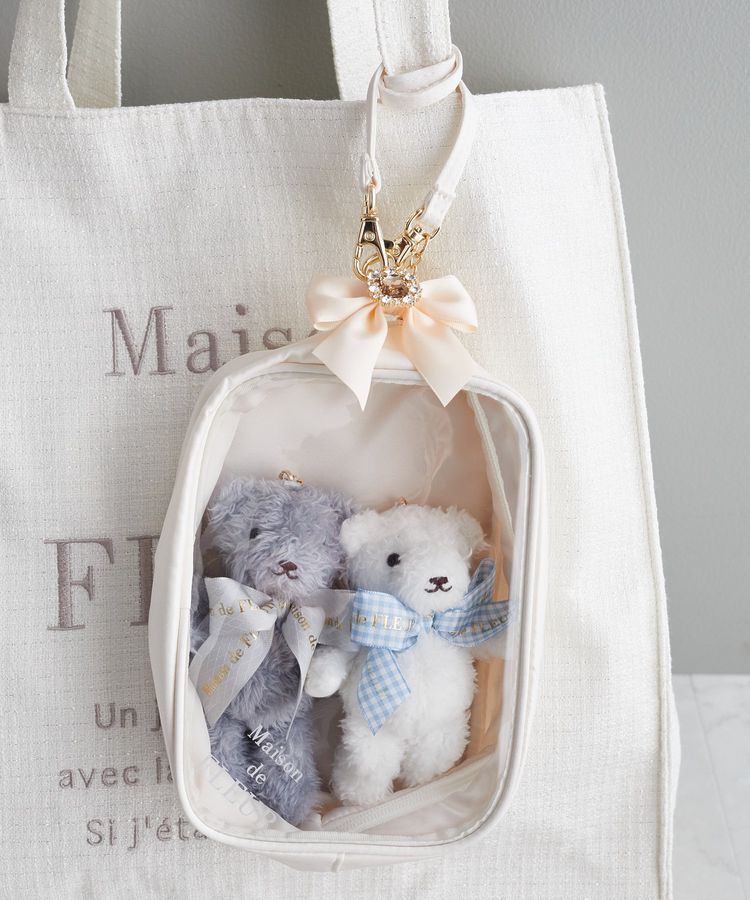 Maison de FLEUR「EC限定クリアポーチM」|ポーチ|