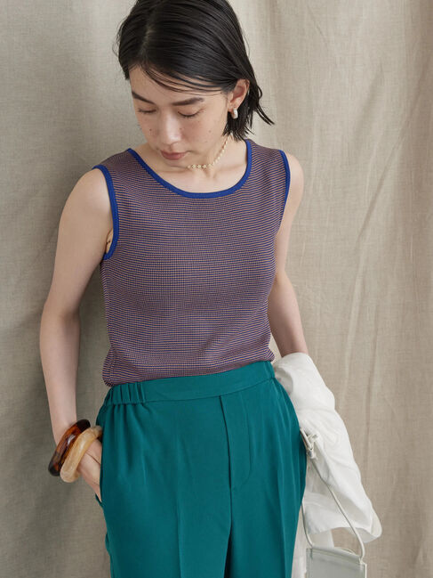  「2WAYニットボーダータンクトップ」|その他|